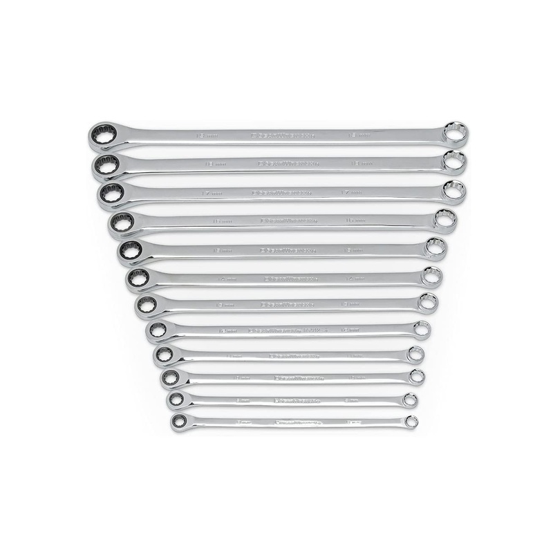 GEAWRENCH 12 Pc. Gearbox XL Ratcheting Wrench Set, Metric - 85988 12 Piece Metric Wrench Set