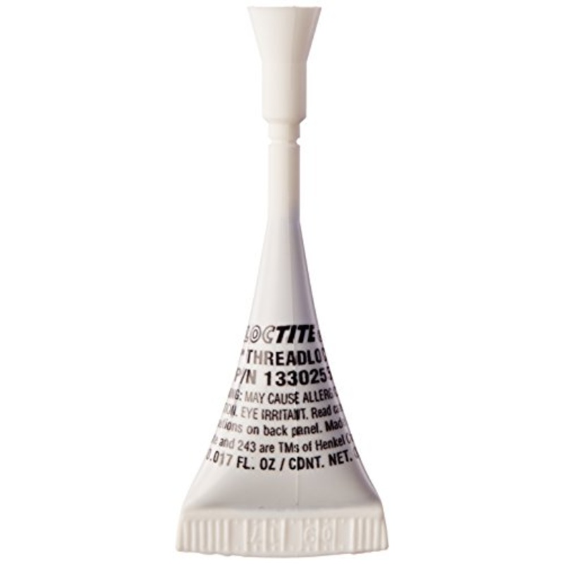 Loctite 1330255 Blue 243 Medium Strength Threadlocker, 360 Degree F Maximum Temperature, 0.5 mL Capsule (442-1330255)