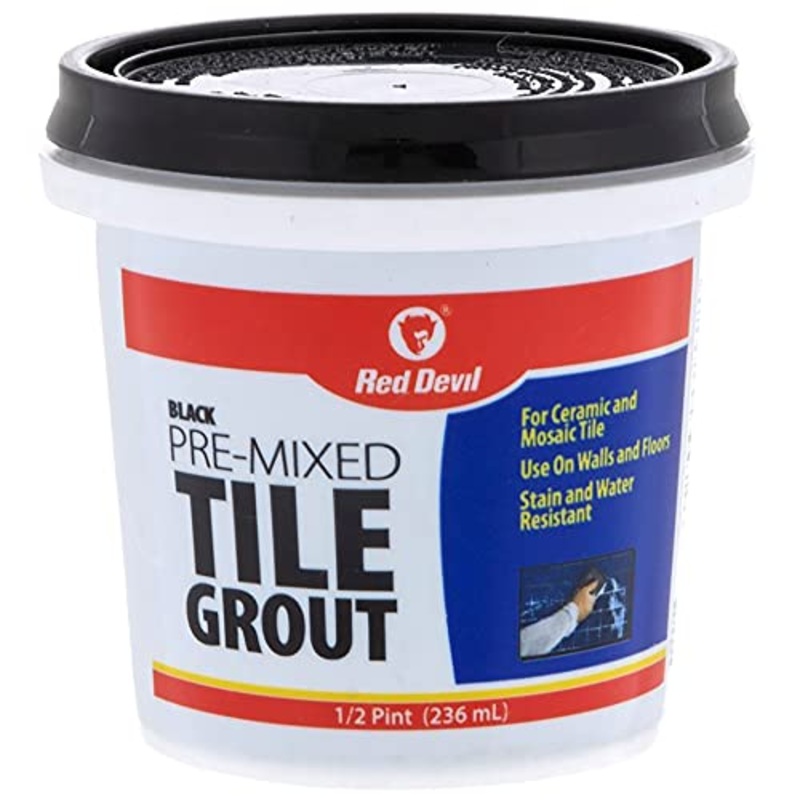 Red Devil Pre-Mixed Tile Grout (Black)
