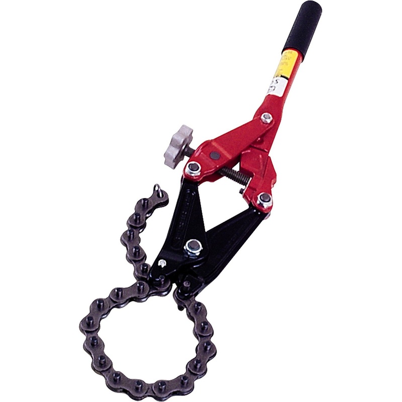 Reed Tool SC49-6 Ratcheting Soil Pipe Cutter with 6-Inch Chain