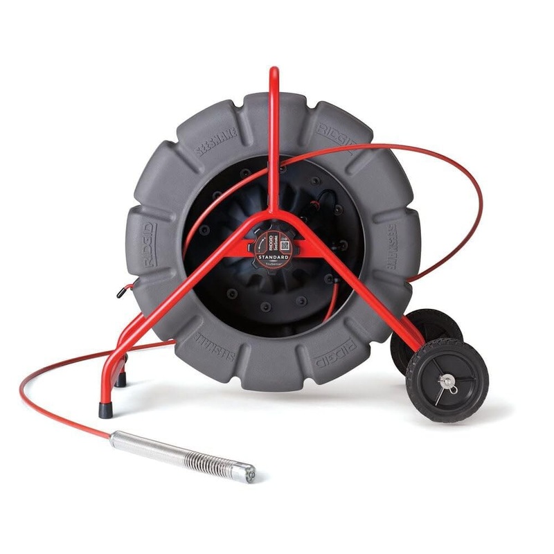 RIDGID 63583 325' Standard SeeSnake Self Leveling TruSense Sewer Camera Reel, Sewer Inspection