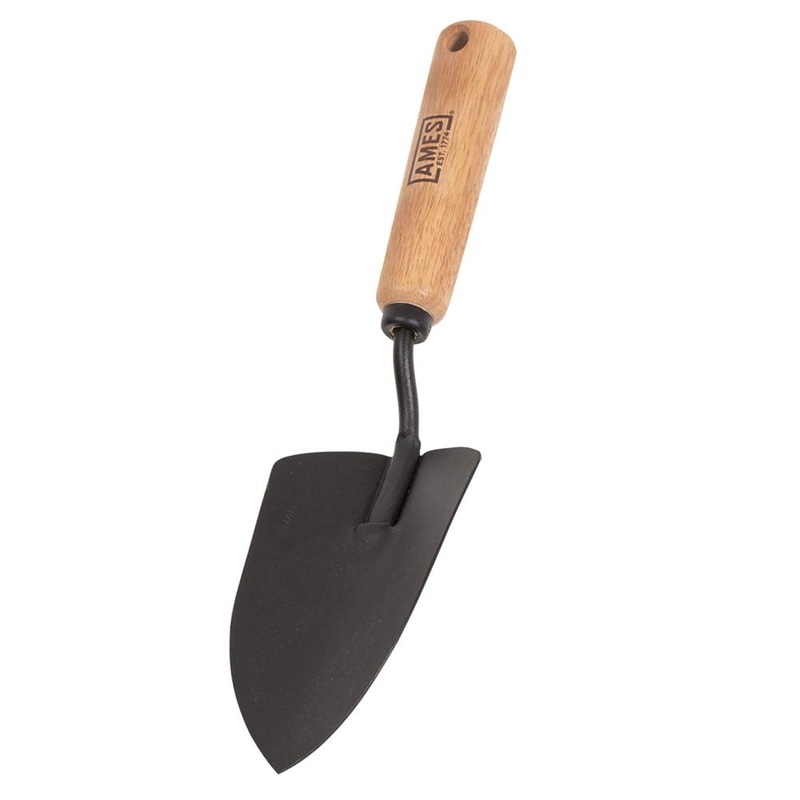 AMES 2446100 Tempered Steel Hand Trowel with Wood Handle, 13-Inch Wood Handle Hand Trowel