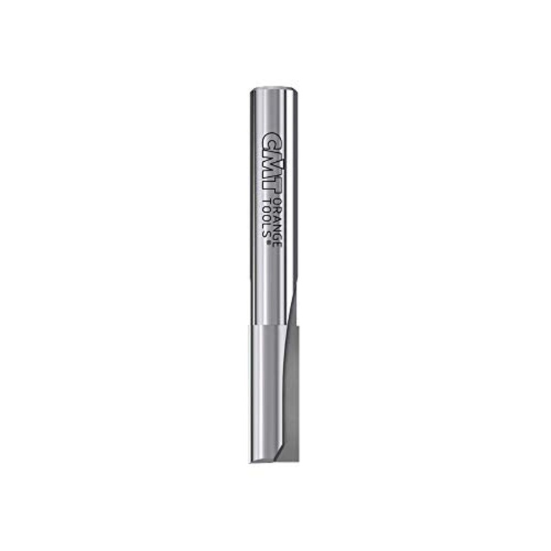 CMT 7mm Short Series Straight Router Bit, 1/4-Inch Shank