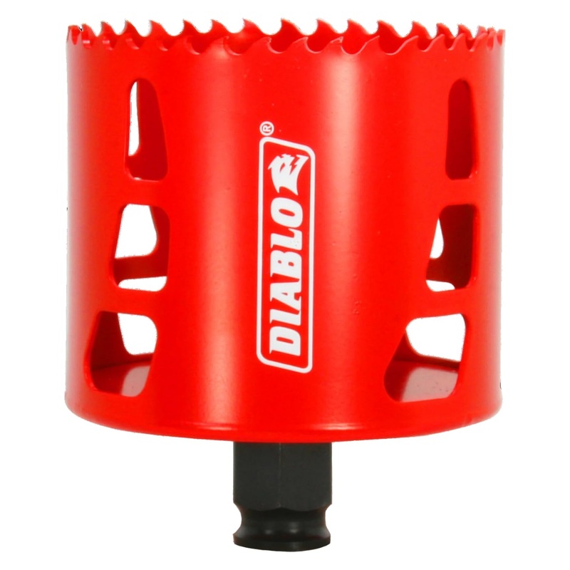 Diablo Bi - Metal Hole Saw with Variable Tooth Design for Faster Cuts - Fits with Snap-Lock Plus Mandrel System - 3" Diameter, 2-3/8" Length - DHS3000 3" x 2-3/8"