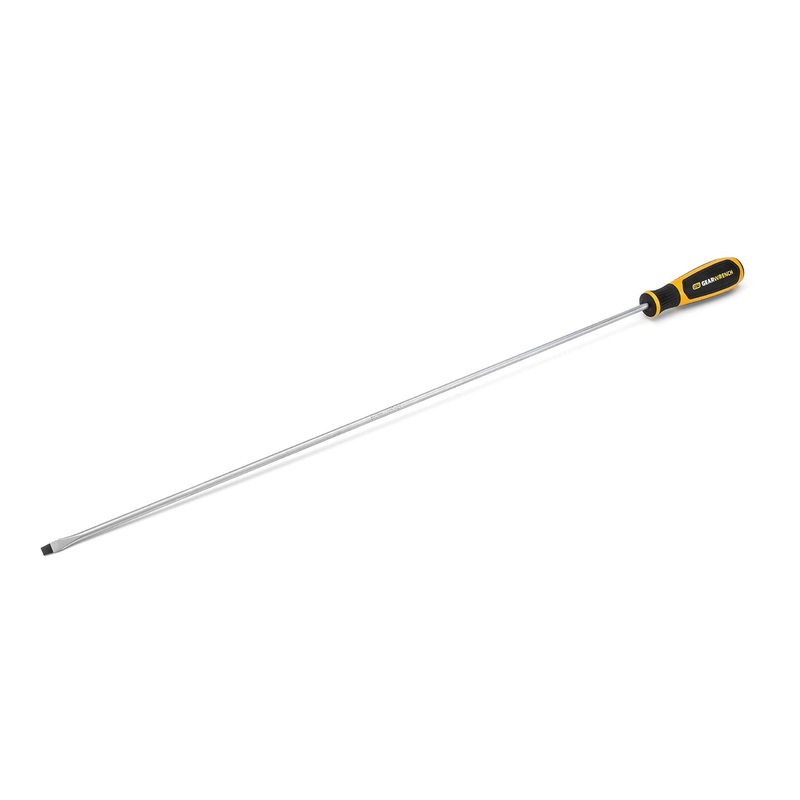GEARWRENCH 1/4" x 24" Slotted Dual Material Screwdriver - 80076H 1/4" x 24" New Version