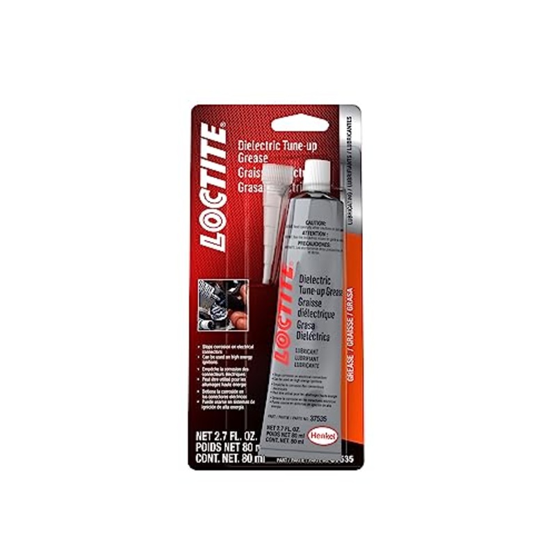 Loctite 37534 Dielectric Grease for Automotive: Provides Moisture-Proof Barrier, Prevents Voltage Leakage, for High-Energy Ignition Systems 80 ml Tube (PN: 495549)