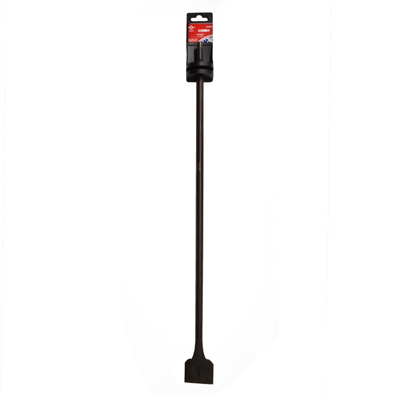 Mayhew Tools 32017HT Pneumatic Scraper, 2" x 24" Hang Tag, Black Oxide Finish