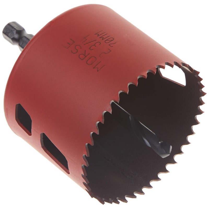 Morse MHSA44C Bimetal Hole Saw, 2-3/4" Diameter, Carded