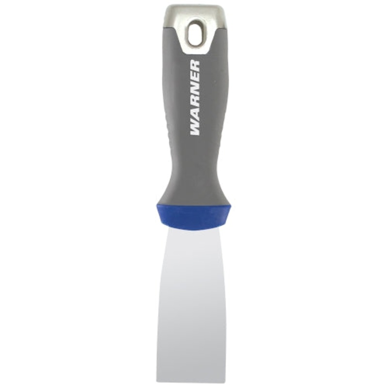 Warner Manufacturing 1-1/2" ProGrip Flex Putty Knife, Stainless Steel with Hammer Cap