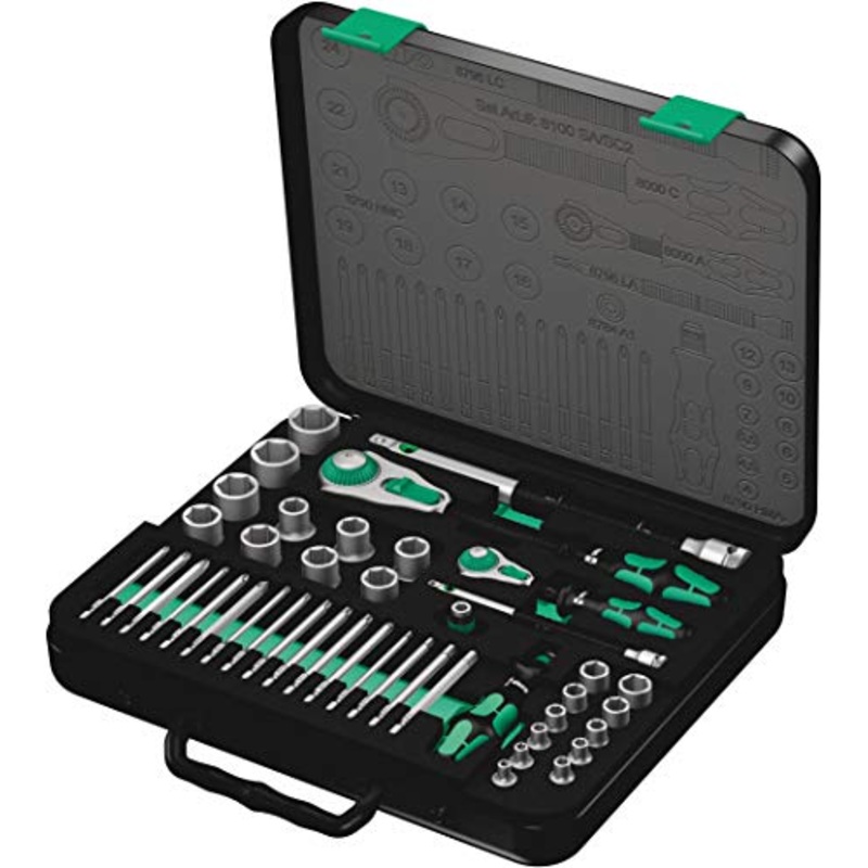 Wera Tools 8100 SA/SC 2 1/2 AND 1/4 DR. SET 1