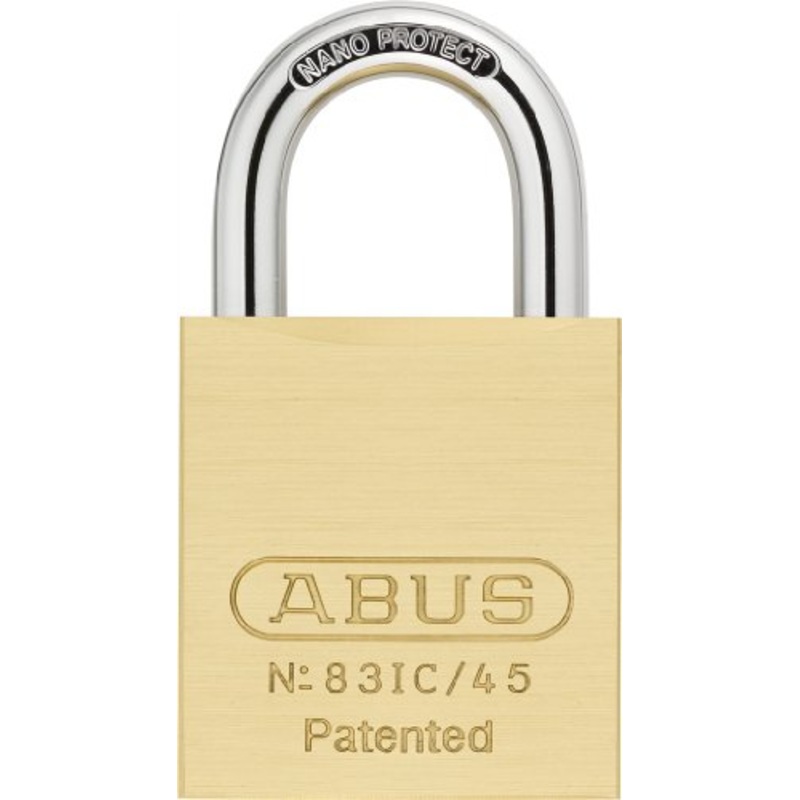 ABUS 83IC/45 Small Format Interchangeable Core Padlock - Core/Cylinder Not Included