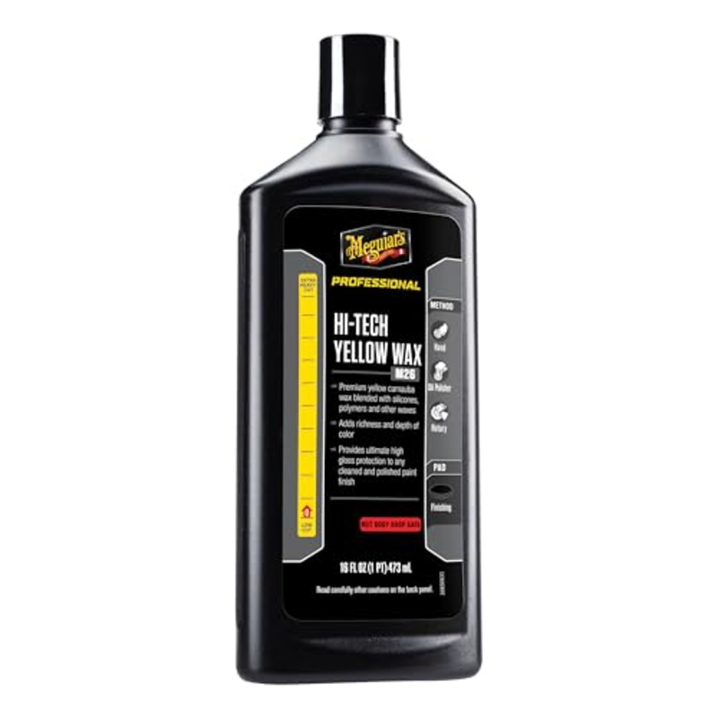 Meguiar's M2616 Mirror Glaze Hi-Tech Yellow Wax  16 Oz Container