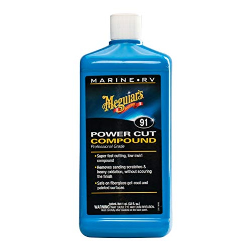 Meguiar's M9132 Marine/RV Power Cut Compound - 32 Oz Bottle (Packaging May Vary)