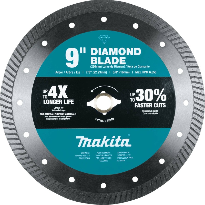 9" Diamond Blade, Turbo, General Purpose