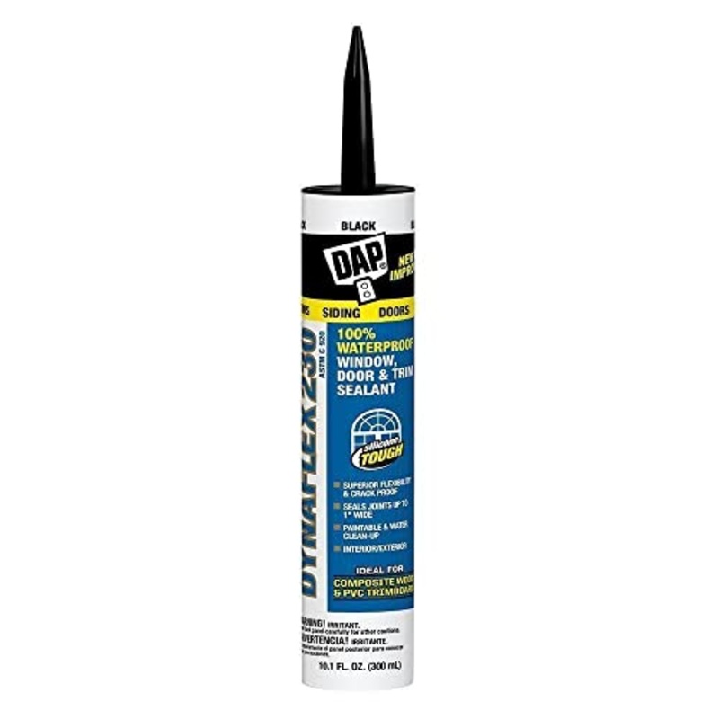 DAP 18280 2 Pack 10.1-Ounce Dynaflex 230 Premium Indoor/Outdoor Sealant, Black