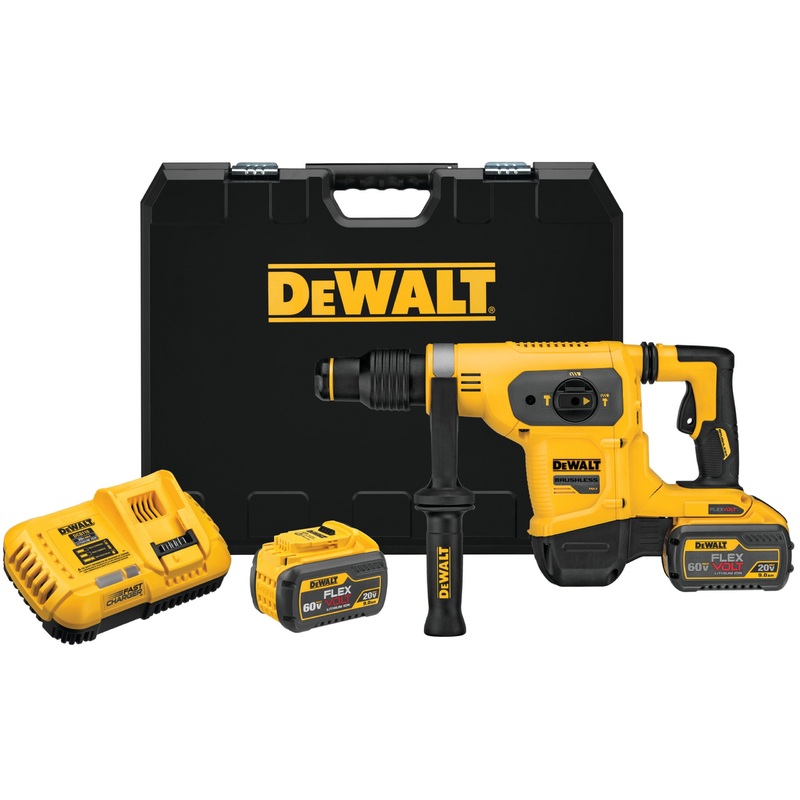 DeWALT (DCH481X2) 60V MAX Combination Hammer Kit 1-9/16 In. (40mm) SDS
