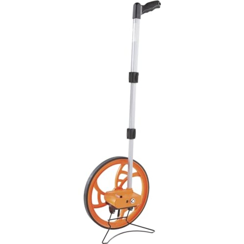 Keson RR318N Contractor Grade Measuring Wheel, Ft. & In., Ft. & In., 12-1/2-Inch Diameter, Orange, Large - Circumference: 3 ft