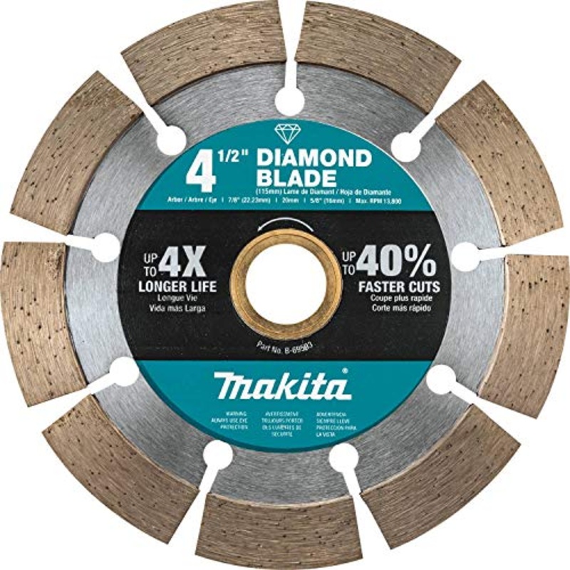 Makita 4-1/2" Diamond Blade, Segmented, General Purpose