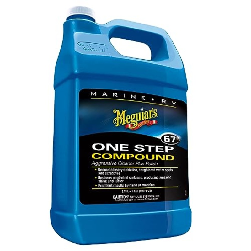 Meguiar's M6701 Marine/RV One Step Compound 1 Gallon