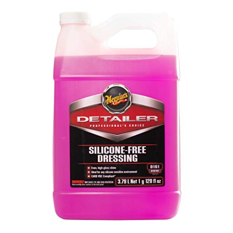Meguiar's Professional Silicone Free Dressing D16101 - High Performance Dressing, Ideal as a Tire shine and Exterior Trim Care for a Deep, Glossy Shine thats Body Shop Safe, 128 Oz, 1 Gal