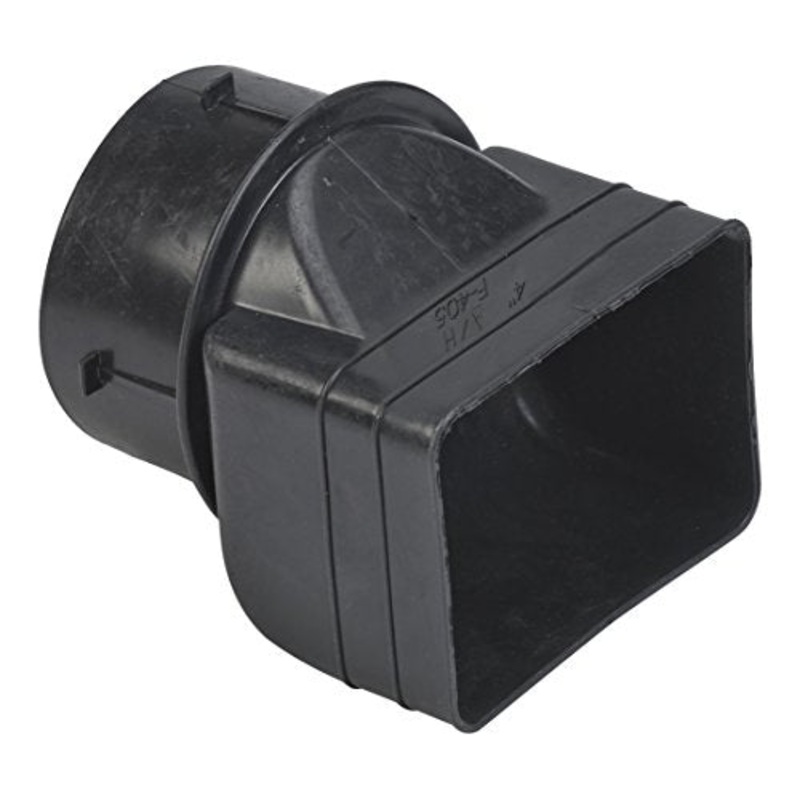 Mutual Industries Downspout Adapter, 3" x 4" x 4"