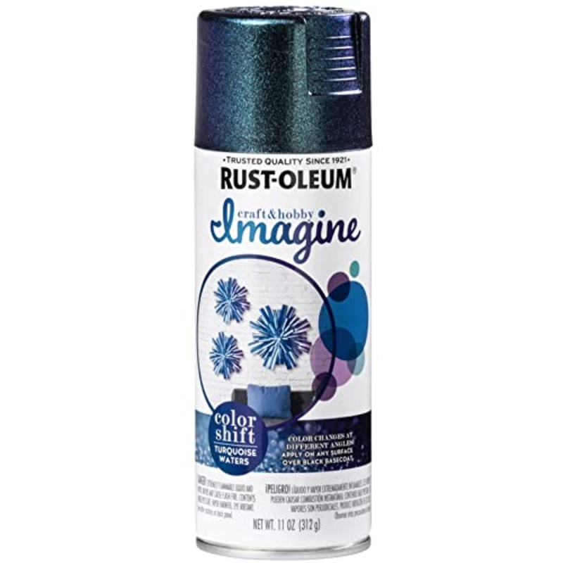 Rust-Oleum Imagine Craft & Hobby Color Shift Spray Paint Turquoise Waters 11 oz.