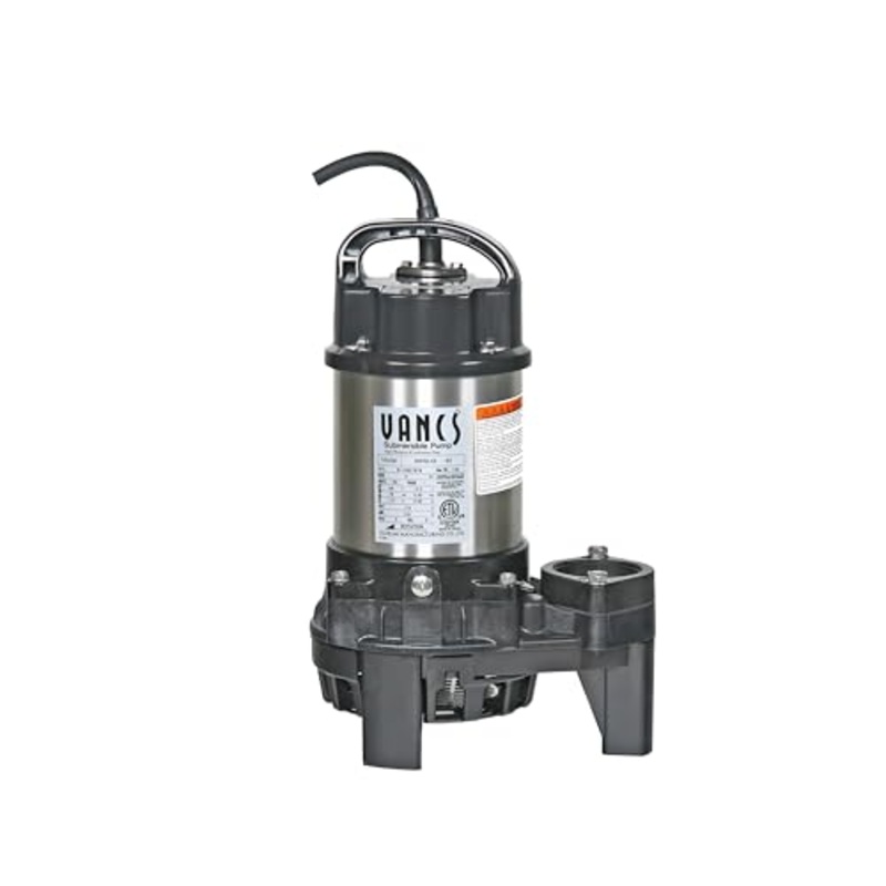 Tsurumi Pump 4-PN | Submersible Pond Pump/Waterfall Pump | 1/2 HP, 115V, 2 in Discharge | Ideal Water Feature Pump for Ponds, Fountains, Waterfalls | 80 GPM / 4800GPH