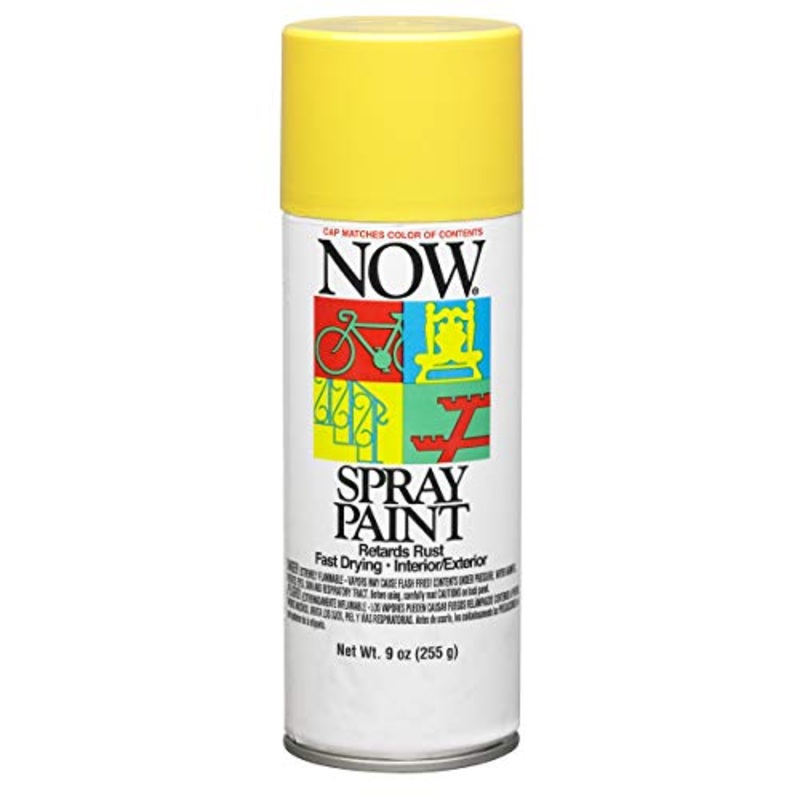 9 oz Krylon 21206 NOW Sunshine Yellow Enamel Spray Paint