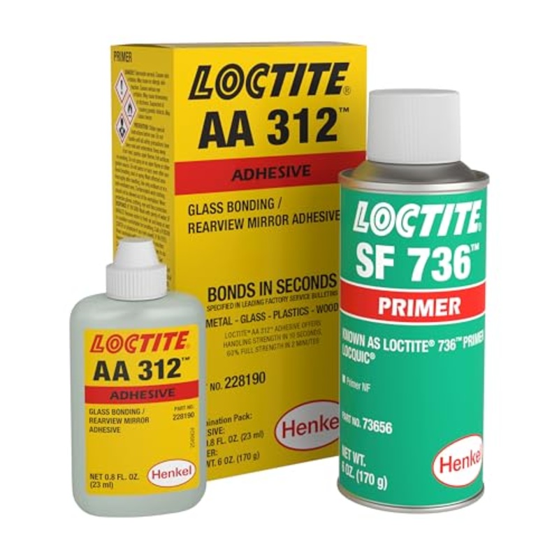 Loctite 03325 Rearview Mirror Adhesive Kit, 24-milliliter