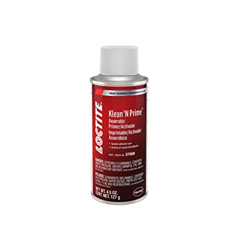 Loctite 7649 Klean N Prime: Activator for Anaerobic Adhesives, Decrease Cure Time, Low Temperature, for Inactive Surfaces, Long On-Part Life | 4.5 oz Aerosol Can (PN: 37509-494147), Gold, Small