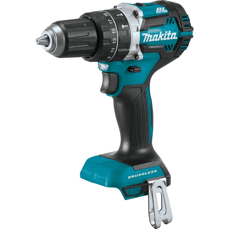 Makita 18V LXT Lithium-Ion Compact Brushless Cordless 1/2" Hammer Driver-Drill (Bare Tool)