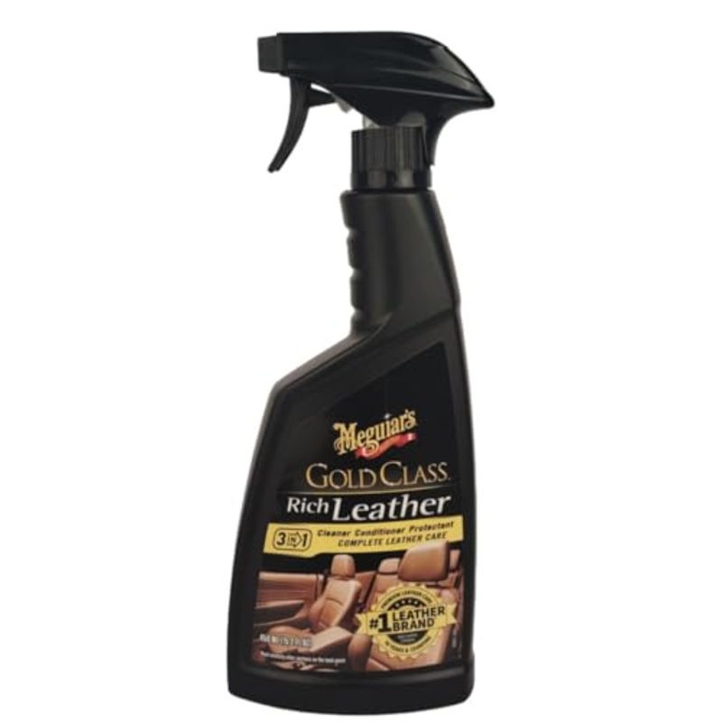 Meguiar's Gold Class Rich Leather Cleaner & Conditioner - 15.2 Oz Spray Bottle