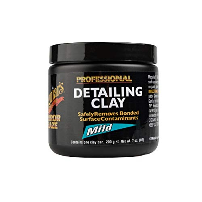 Meguiar's Professional Detailing Clay, Aggressive, C2100 - Safely Remove Contaminants Bonded on Paint for a Smooth, Glossy Finish - Premium Clay Bar for Car Detailing and Paint Prep, 200 Grams
