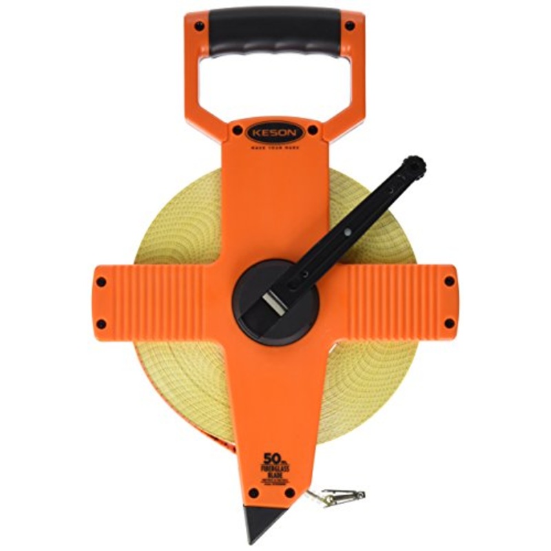 Keson OTR50MM Open Reel Fiberglass Tape Measure Reel (Graduations: 5mm & 2mm), 50-Meter