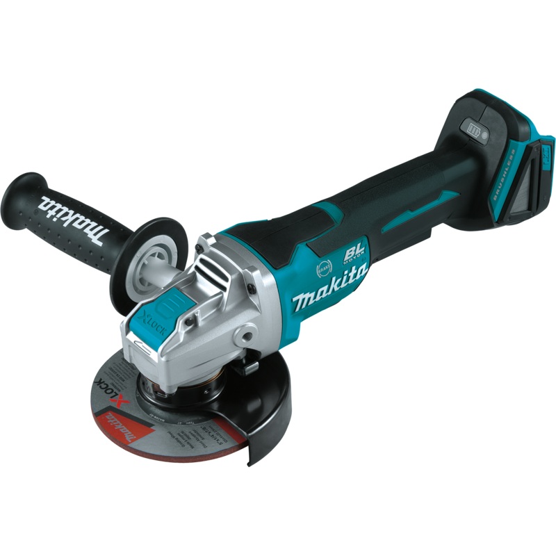 Makita 18V LXT Lithium-Ion Brushless Cordless 4-1/2 In. / 5 In. Paddle Switch X-LOCK Angle Grinder (Bare Tool)