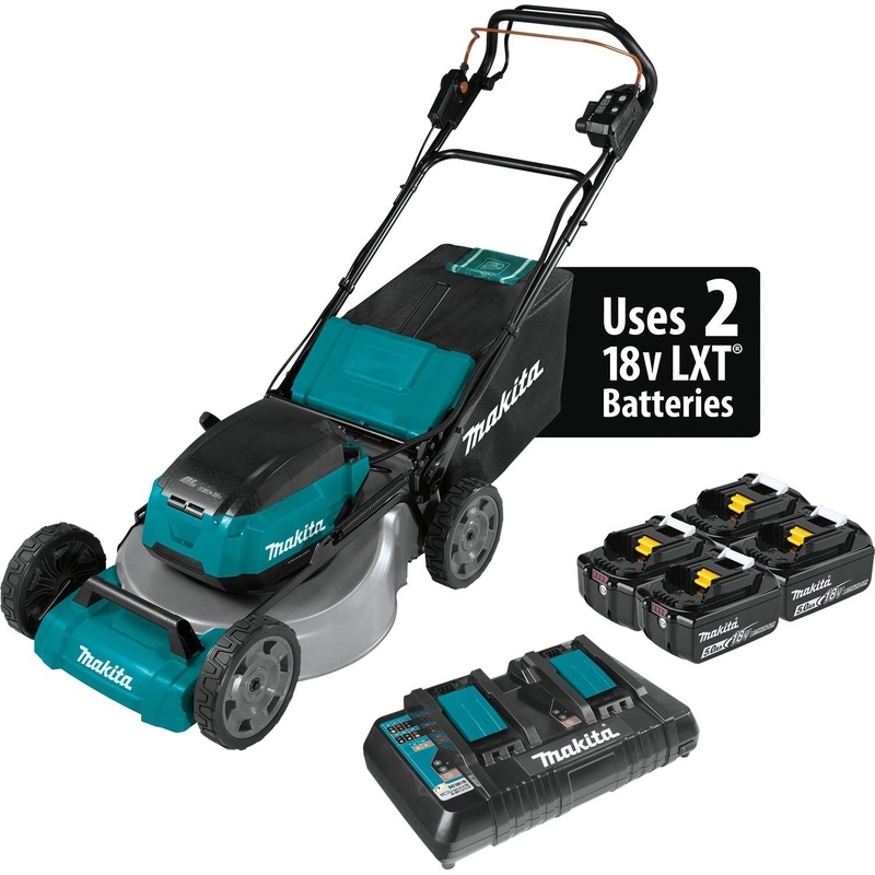 Makita (XML08PT1) 18V LXT (XML08PT1) Brushless 21 In. Self-Propelled Commercial Lawn Mower Kit