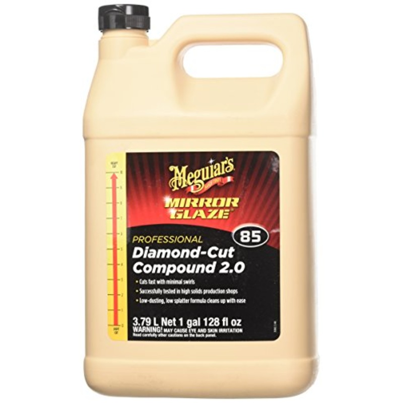 Meguiar's M8501 Mirror Glaze Diamond Cut Compound 2.0-1 Gallon Container