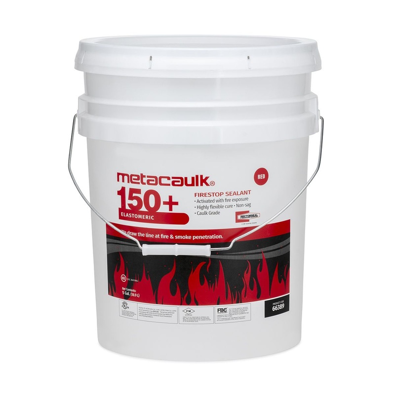 Rectorseal (66389) 5-Gallon Pail Metacaulk Mc 150+ Firestop Sealant , Red