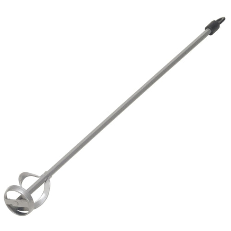 Warner 5-Gallon Paint/Epoxy Mixer, 1-3/4" Spiral Blade, 18-3/4" Long Shaft, Fits 3/8" Drill, Multicolor
