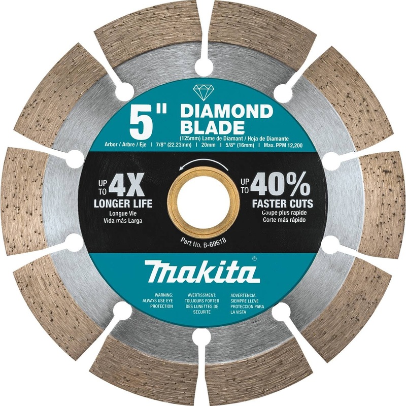 Makita B-69618 - 5" Diamond Blade, Segmented, General Purpose
