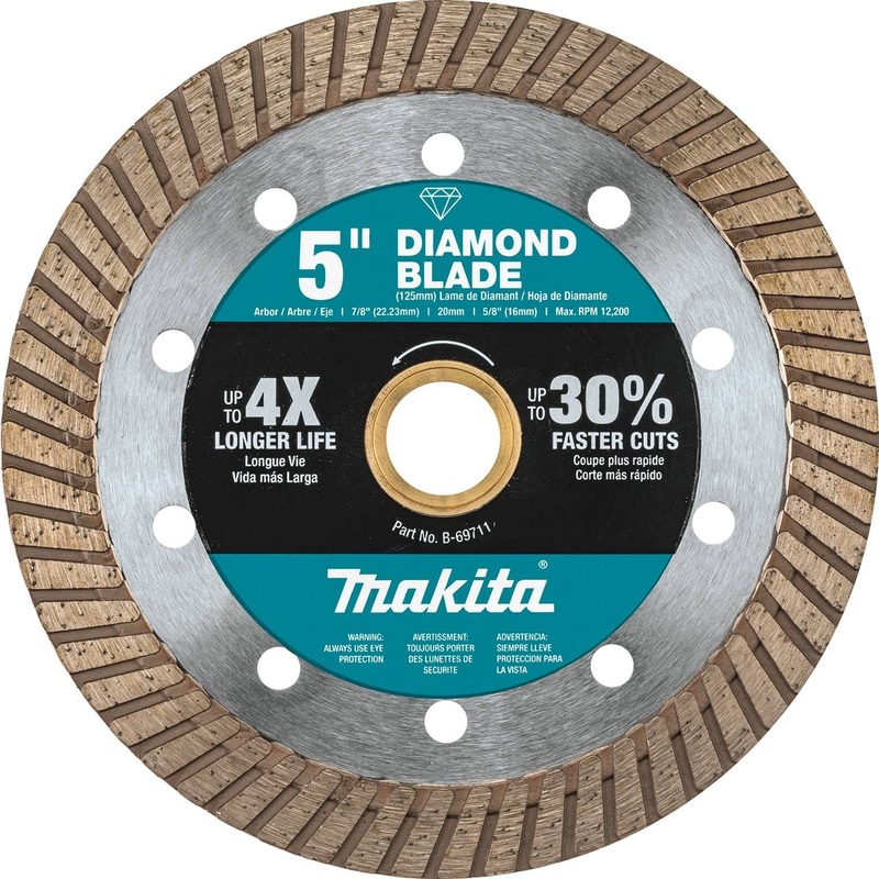 Makita B-69711 - 5" Diamond Blade, Turbo, General Purpose
