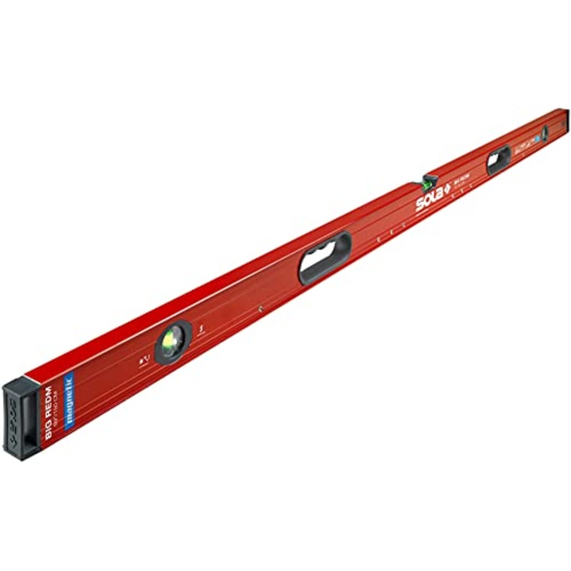 SOLA LSB59LM Box Beam Magnetic Level, Big Red, 59-Inch,Red/Black