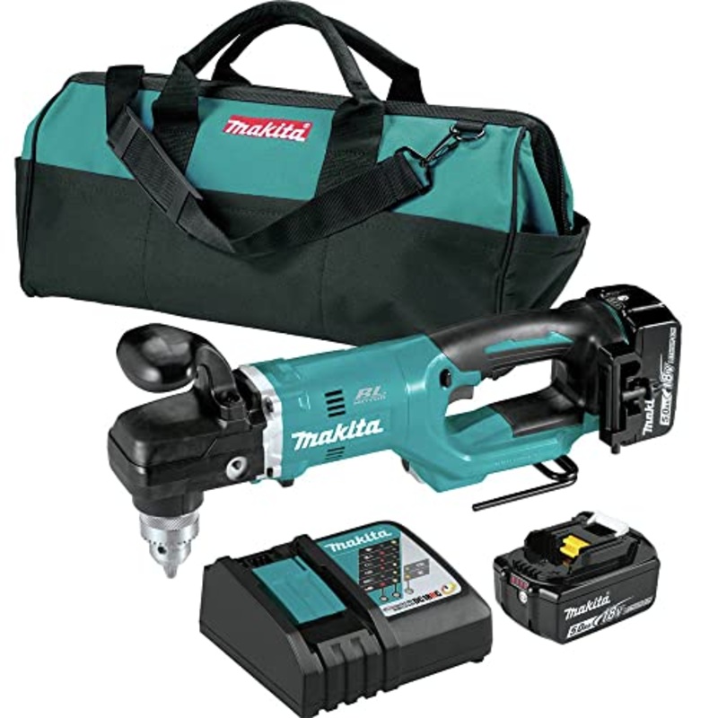[ USED ]Makita XAD05T 18V LXT Lithium-Ion Brushless Cordless 1/2" Right Angle Drill Kit (5.0Ah)
