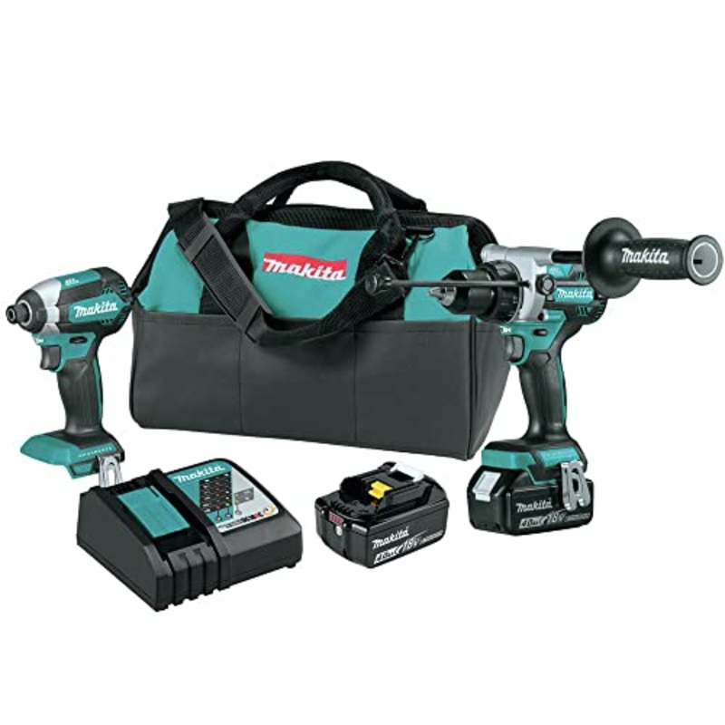 [ USED ]Makita XT291M 18V LXT Lithium-Ion Brushless Cordless 2-Pc. Combo Kit (4.0Ah)