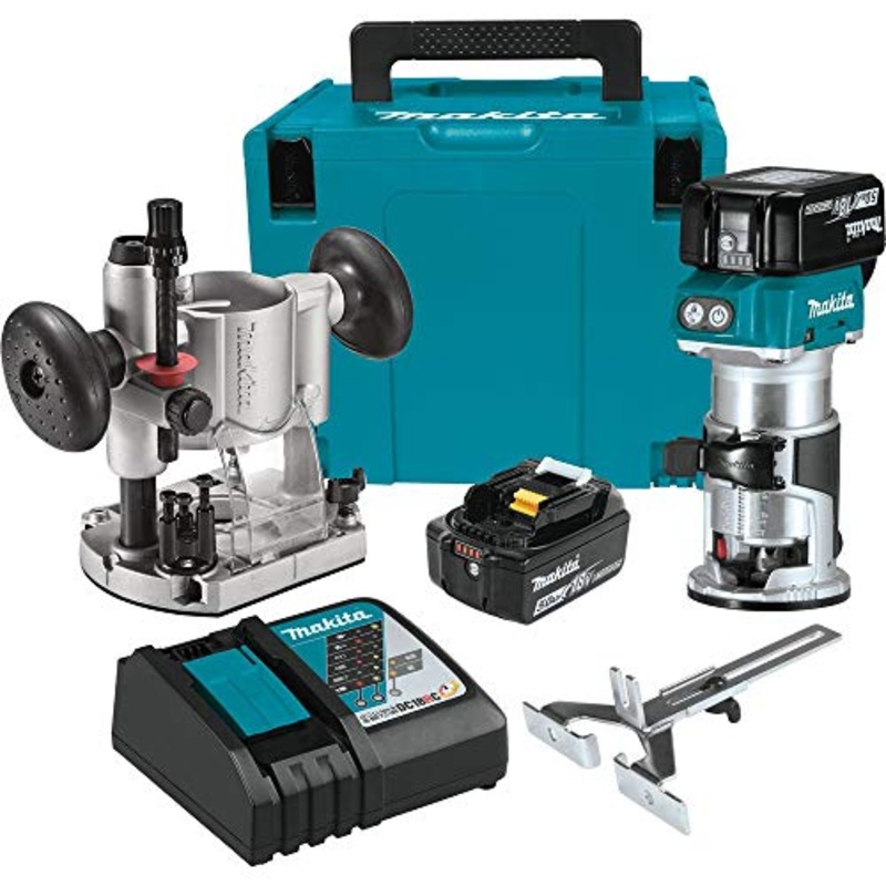 [ USED ]Makita XTR01T7 18V LXT Lithium-Ion Brushless Cordless Compact Router Kit