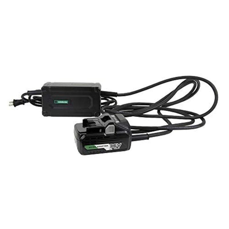 [ USED ] Metabo HPT MultiVolt AC Adapter | Power Source Option for All 36V Metabo HPT MultiVolt Tools | 20 Ft Pivoting Cord | Can Be Used with Generators or Long Extension Cords | ET36A