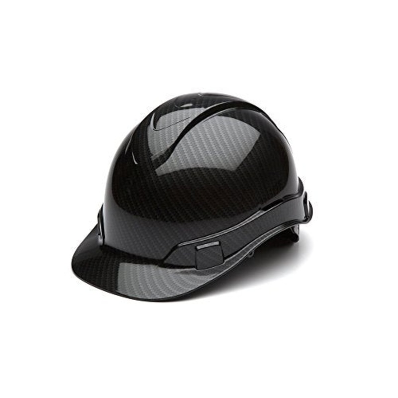 [ USED ]Pyramex Safety HP44117S Ridgeline Cap Style Hard Hat, One Size, Gray (Shiny Black Graphite Pattern)