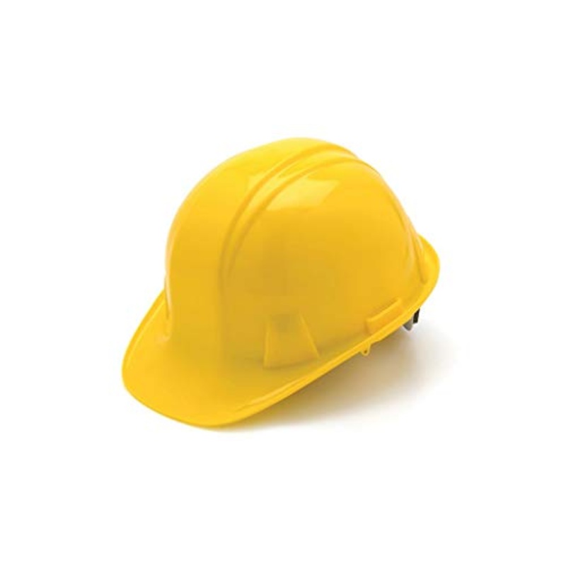 [ USED ]Pyramex Safety Products HP14030 Sl Series 4 pt. Snap Lock Suspension Hard Hat, Yellow