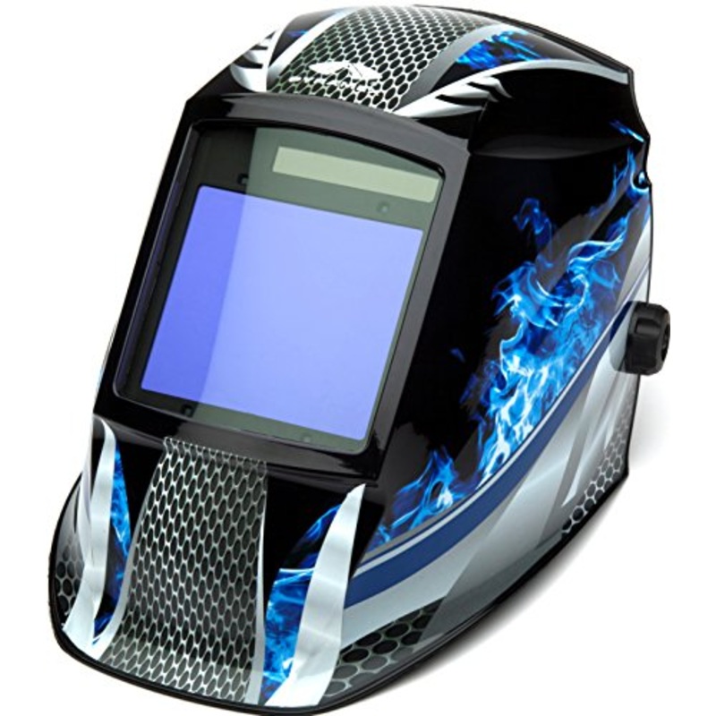 [ USED ]Pyramex Safety WHAM3030FM Leadhead Auto Darkening Welding Helmet, Fire Metal