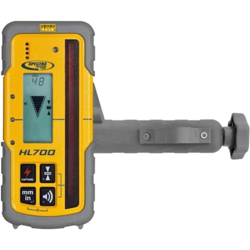 [ USED ]Spectra Precision HL700 Digital Readout Receiver for Basic & Advanced Performance, Huge 5 in (12.7 cm) Reception Height, Front & Rear LCD Displays, Waterproof and Weatherproof